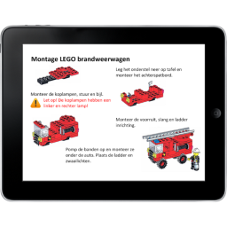 Digitale werkinstructie op tablet