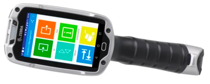 Zebra barcode scanner met Inventory Management App