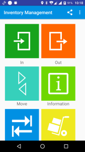 Inventory Management Hoofdmenu